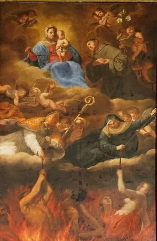 Madonna della cintola con Gesù Bambino e santi